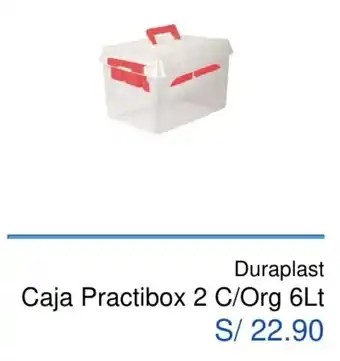 Maestro Duraplast Caja Practibox 2 c/Org 6lt oferta