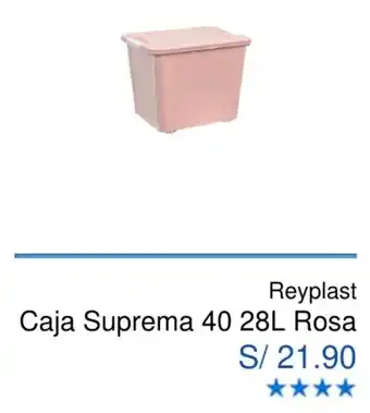 Maestro Reyplast Caja Suprema 40 28L Rosa oferta