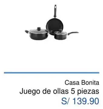 Maestro Casa Bonita Juego de Ollas 5 piezas oferta