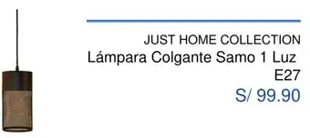 Maestro Just Home Collection Lámpara Colgante Samo 1 Luz E27 oferta