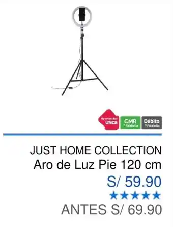 Maestro Just Home Collection Aro de Luz Pie 120cm oferta
