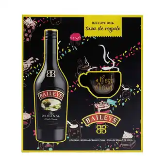 Tottus Pack baileys original 750 ml + taza oferta
