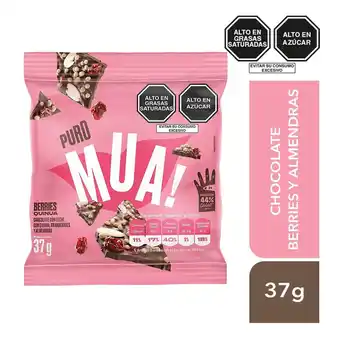 Tottus Chocol puro mua berries quinua c/lch almen bol37g oferta