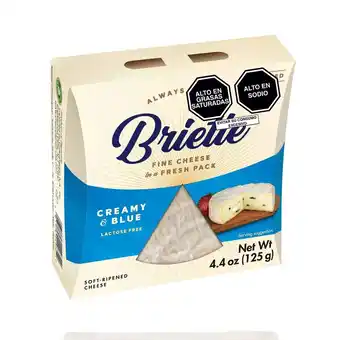 Tottus Queso cambozola gourmet creamy y blue x 125 g oferta