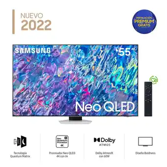 Tottus Tv samsung 55” smart tv neo qled 4k qn55qn85bagxpe oferta