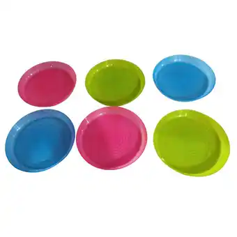 Tottus Set 2pz platos pp colores pu oferta
