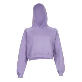 Tottus Polera franela crop capuc l pur oferta