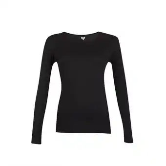 Tottus Polo ml cuello redondo neg m oferta