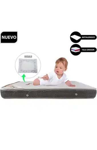 Tiendas EFE Colchón 4" gethex gris gtx-ch2-gris oferta