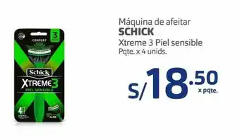 Makro Máquina de afeitar schick xtreme 3 piel sensible pqte. x 4 unids. oferta