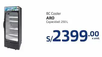 Makro Bc cooler aro capacidad: 250 l oferta