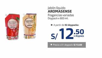Makro Jabón líquido aromasense fragancias variadas doypack x 800 ml. oferta