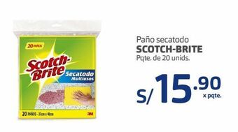 Makro Paño secatodo scotch-brite pqte. de 20 unids oferta