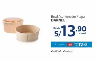 Makro Bowl / contenedor / tapa darnel oferta