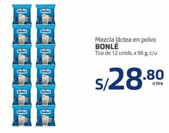 Makro Mezcla láctea en polvo bonlé tira de 12 unids. x 96 g. c/u oferta