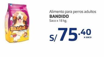 Makro Alimento para perros adultos bandido saco x 18 kg. oferta