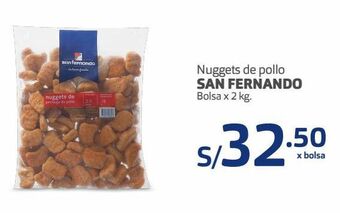 Makro Nuggets de pollo san fernando bolsa x 2 kg. oferta