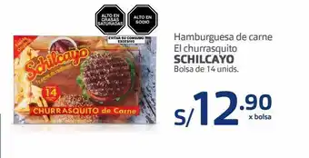 Makro Hamburguesa de carne el churrasquito schilcayo bolsa de 14 unids. oferta