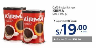 Makro Café instantáneo kirma lata x 190 g oferta