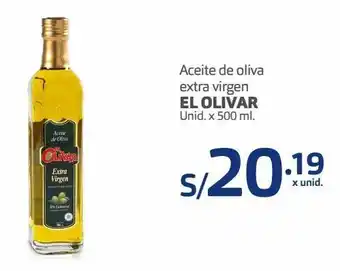 Makro Aceite de oliva extra virgen el olivar unid. x 500 ml. oferta