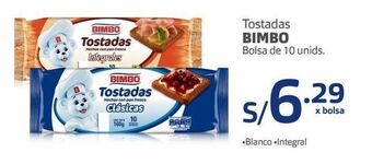 Makro Tostadas bimbo bolsa de 10 unids. oferta