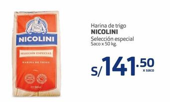 Makro Harina de trigo nicolini selección especial saco x 50 kg. oferta