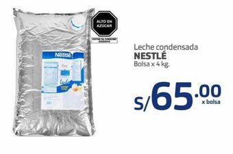 Makro Leche condensada nestlé bolsa x 4 kg. oferta
