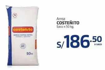 Makro Arroz costeñito saco x 50 kg. oferta
