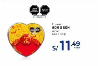 Makro Corazón bon o bon caja x 105 g oferta