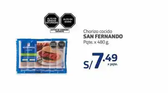 Makro Chorizo cocido san fernando x 480 g oferta
