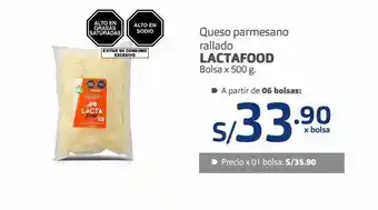 Makro Queso parmesano lactafood x 500 g oferta