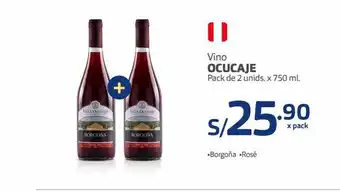 Makro Vino ocucaje pack de 2 unids x 750 ml oferta