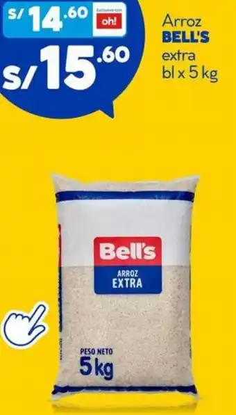 Mass Arroz Extra Bell's 5kg oferta