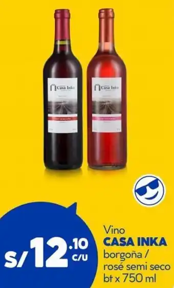 Mass Vino Casa Inka 750ml oferta
