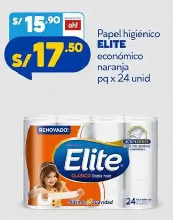 Mass Papel Higiénico Elite 24 unid oferta