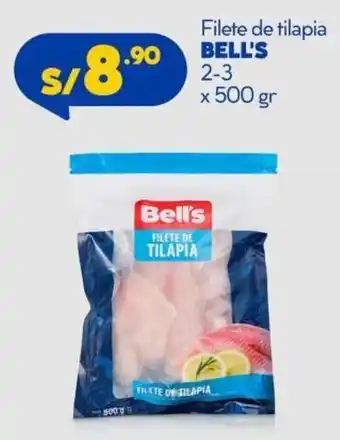 Mass Filete de Tilapia Bell's 500g oferta