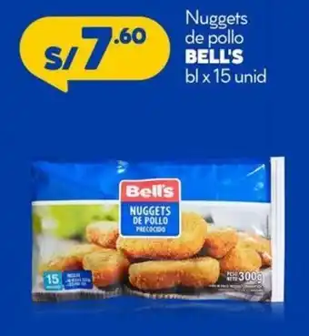 Mass Nuggets de Pollo Bell's 15 unid oferta