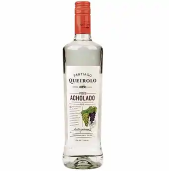 Plaza Vea Pisco SANTIAGO QUEIROLO Acholado Botella 750ml oferta
