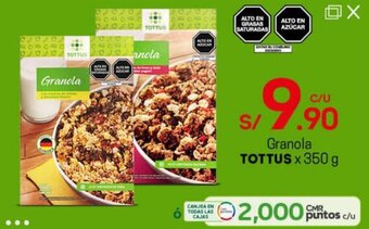 Tottus Granola Tottus 350g oferta