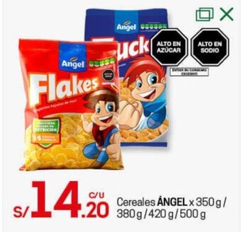 Tottus Cereales Ángel 350g / 380g / 420g / 500g oferta