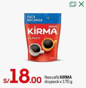 Tottus Nescafé Kirma Clásico 170g oferta