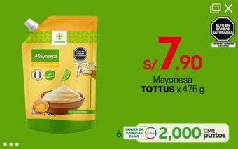 Tottus Mayonesa Tottus 475g oferta