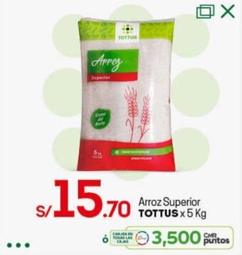 Tottus Arroz Superior Tottus 5kg oferta