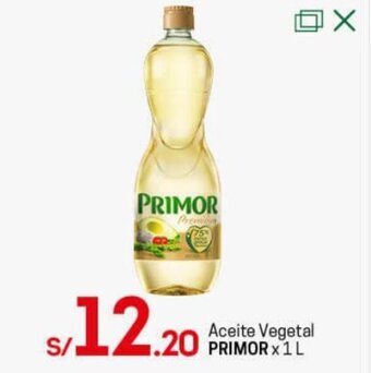 Tottus Aceite Vegetal Primor 1L oferta
