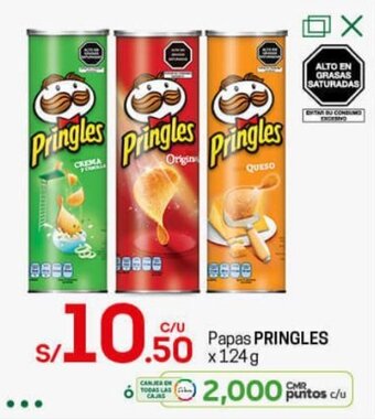Papas Pringles 124g