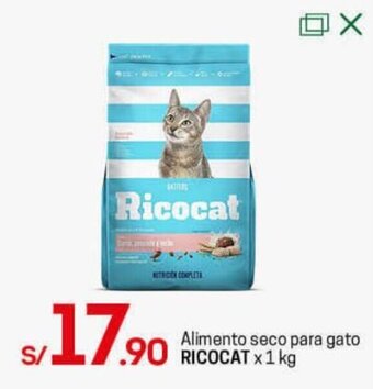 Tottus Alimento Seco para Gato Ricocat 1kg oferta