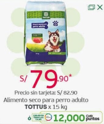 Tottus Alimento Seco para Perro Adulto Tottus 15kg oferta
