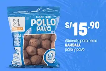 Plaza Vea Alimento para perro RAMBALA pollo y pavo oferta