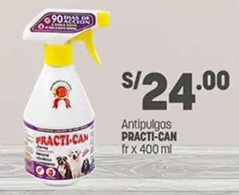 Plaza Vea Antipulgas PRACTI-CAN fr x 400 ml oferta