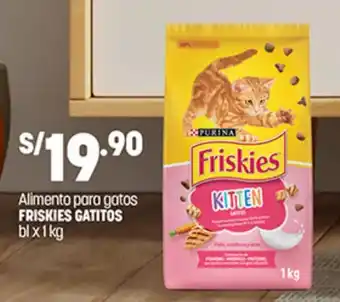 Plaza Vea Alimento para gatos FRISKIES GATITOS bl x 1 kg oferta